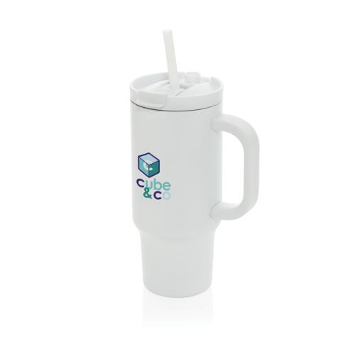 Custom Cruiser RCS recycled Leakproof Compact Tumbler 480ML white