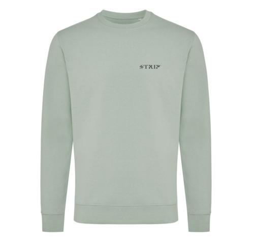 Iqoniq Zion recycled cotton crew neck iceberg green