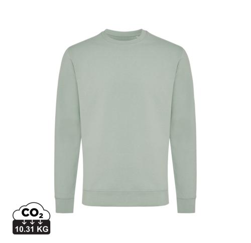 Iqoniq Zion recycled cotton crew neck iceberg green