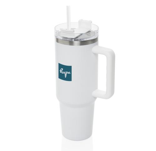 Peakflow RCS recycled steel tumbler 1200ML - White white