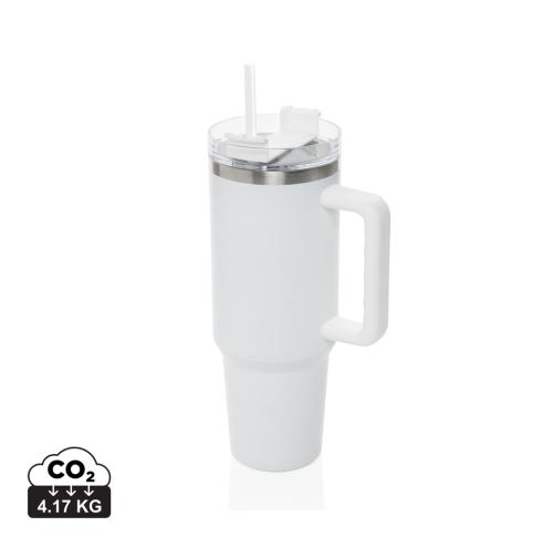 Peakflow RCS recycled steel tumbler 1200ML - White white