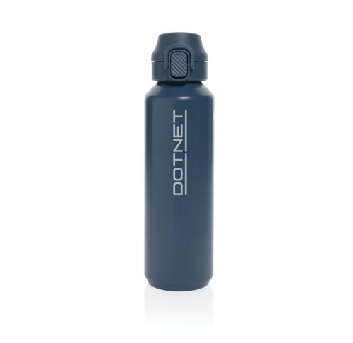 Via RCS Re-steel lockable sport bottle 600ML - Navy navy