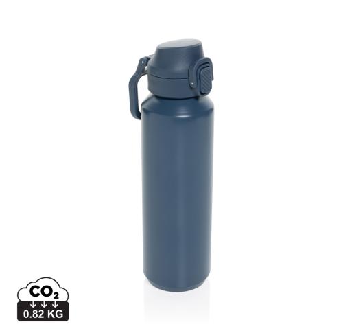 Via RCS Re-steel lockable sport bottle 600ML - Navy navy