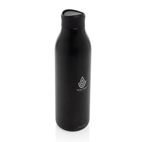 Branded Avira Alok RCS re-steel 360 waterbottle 600ML - Black black