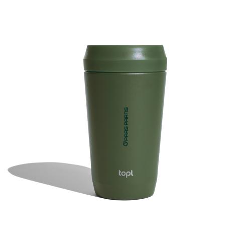 Topl Recycled Steel To Go Tumbler Patented 360 Lid 354ml - Green green