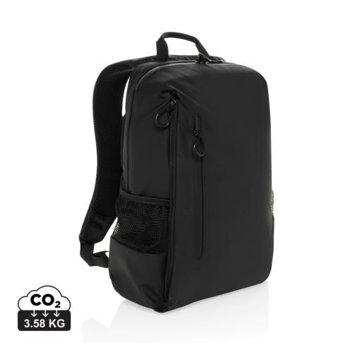 Lima Aware™ RPET water resistant 15.6 laptop backpack black