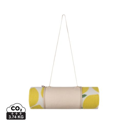 Branded VINGA Arwe GRS picnic blanket yellow