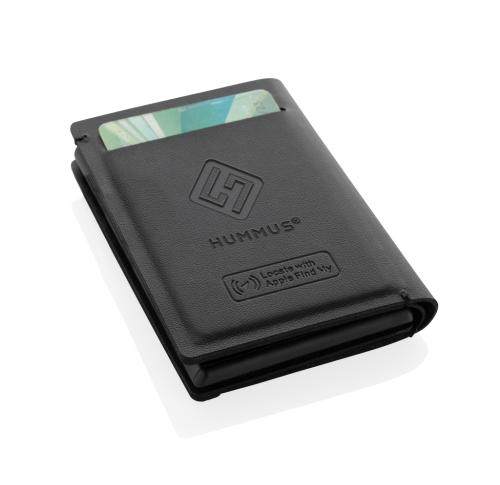 Seekcard RCS rpolyester card wallet with worldwide locating black