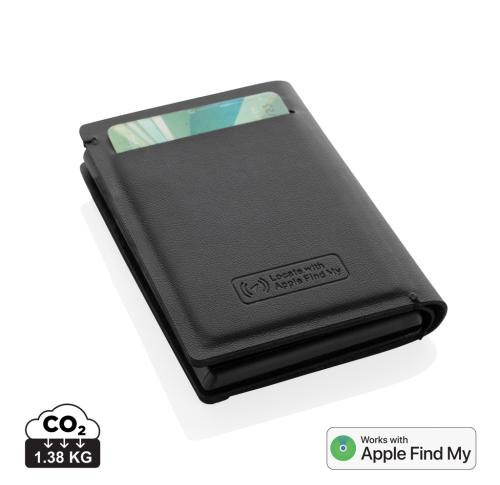 Seekcard RCS rpolyester card wallet with worldwide locating black