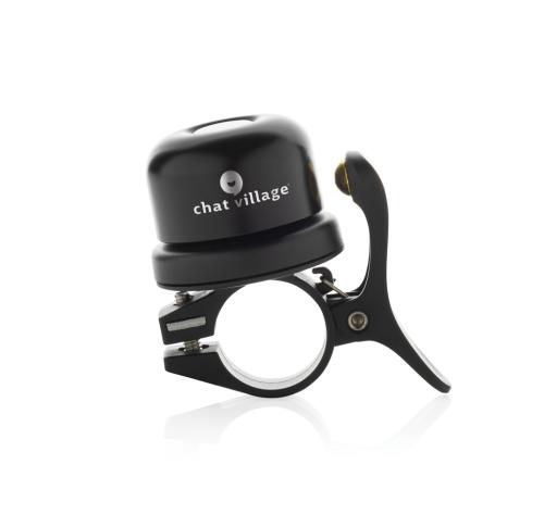 Pedalfinder bike bell with worldwide locating black