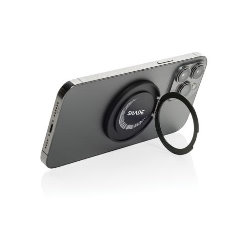 Terra Magnetic RCS rplastic magnetic phone holder with ring grey