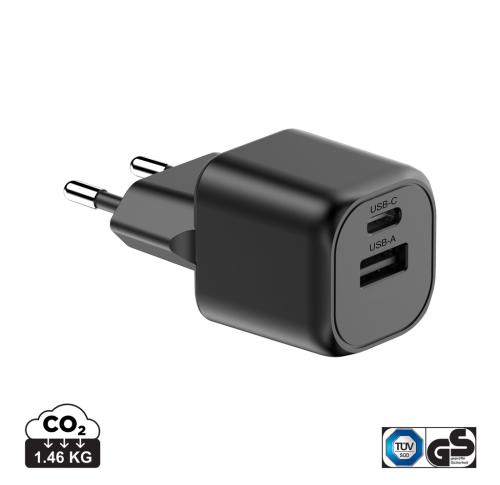 Urban Vitamin Monterey RCS recycled plastic 20W GAN charger black