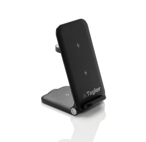 Powerpal 3 in 1 RCS recycled plastic 15W charger black