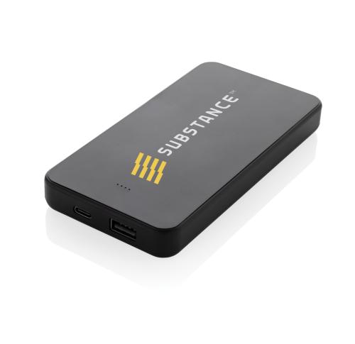 Boostcore RCS recycled plastic powerbank 10.000mAh USB C black