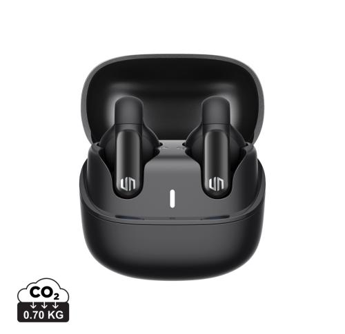 Branded Urban Vitamin Long Beach ENC rplastic wireless earbuds black