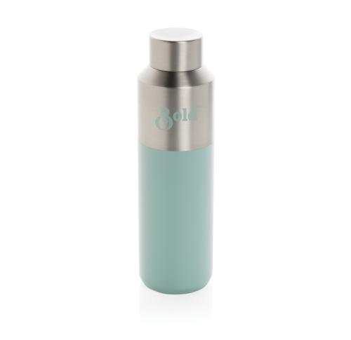 Fluid RCS certified recycled steel water bottle 600ml green