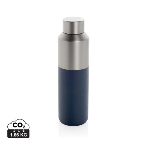Fluid RCS certified recycled steel water bottle 600ml navy
