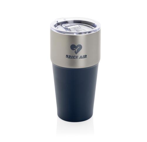 Fluid RCS certified recycled steel tumbler 500ml navy