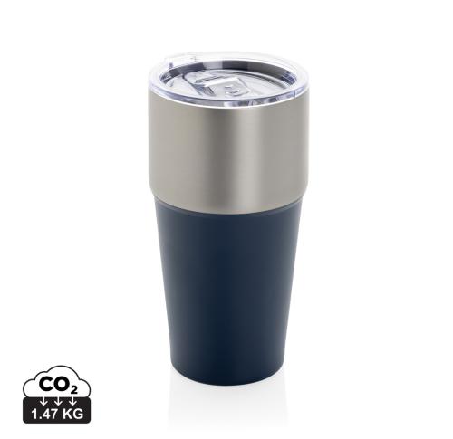 Fluid RCS certified recycled steel tumbler 500ml navy