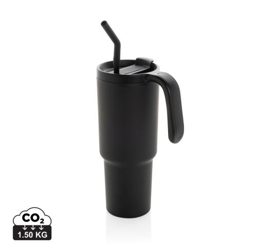 Graphic 360 RCS certified recycled steel tumbler 900ml black