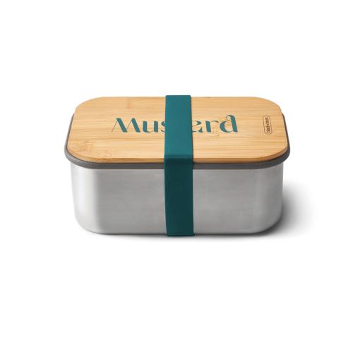 Black+Blum Stainless Steel Sandwich Box Large turquoise
