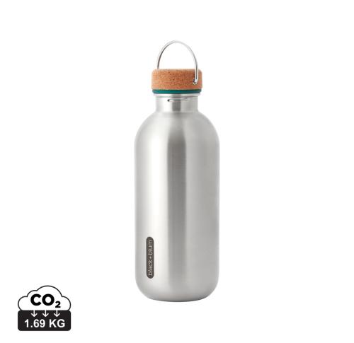 Black+Blum Steel Water Bottle 600ml turquoise