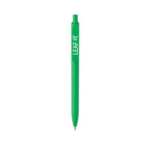 Printed Promotional Bolt GRS certified R-ABS pen green