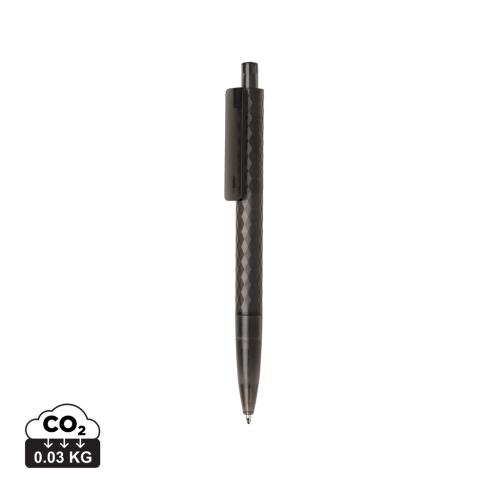 X3 GRS recycled PC plastic pen frosted black
