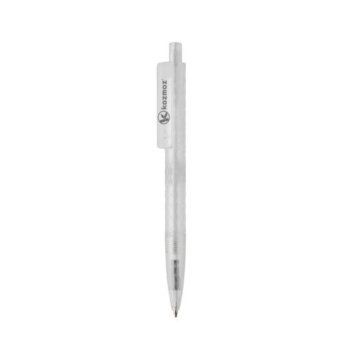 X3 GRS recycled PC plastic pen frosted white