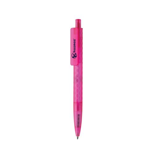 X3 GRS recycled PC plastic pen frosted pink