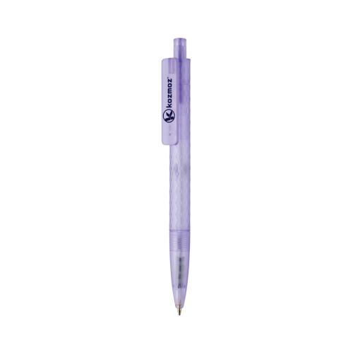 X3 GRS recycled PC plastic pen frosted purple