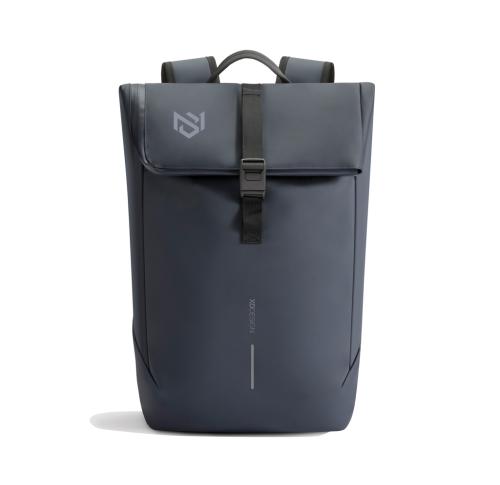 Urban Water Resistant Flap-top Backpack navy, black