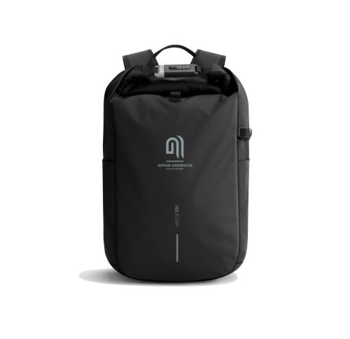 Urban Water Resistant Anti-theft Backpack black, grey