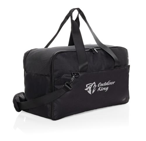 Swiss Peak Aware™ RPET 15.6 inch laptop weekend bag black