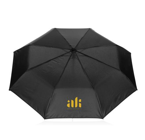 Swiss Peak Vito Aware™ RPET 21 inch auto open/close umbrella black