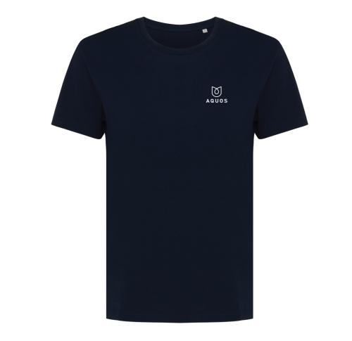 Branded Iqoniq Yala women lightweight recycled cotton t-shirt navy