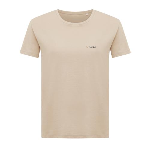 Iqoniq Yala women lightweight recycled cotton t-shirt desert