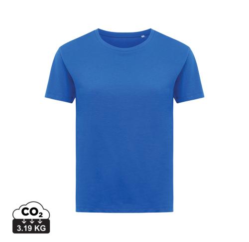 Iqoniq Yala women lightweight recycled cotton t-shirt royal blue