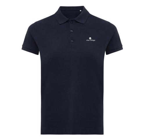 Iqoniq Yosemite women recycled cotton pique polo navy