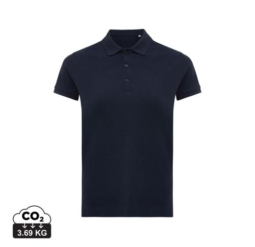 Iqoniq Yosemite women recycled cotton pique polo navy