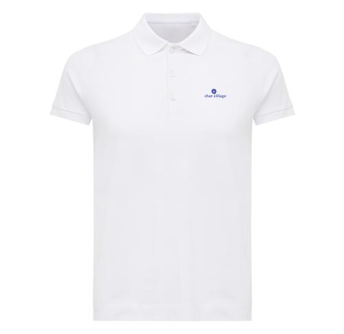 Iqoniq Yosemite women recycled cotton pique polo recycled white