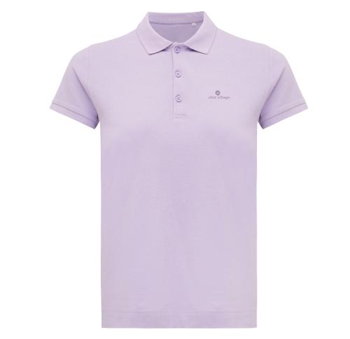 Iqoniq Yosemite women recycled cotton pique polo lavender