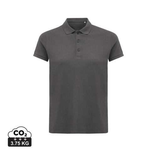 Iqoniq Yosemite women recycled cotton pique polo anthracite