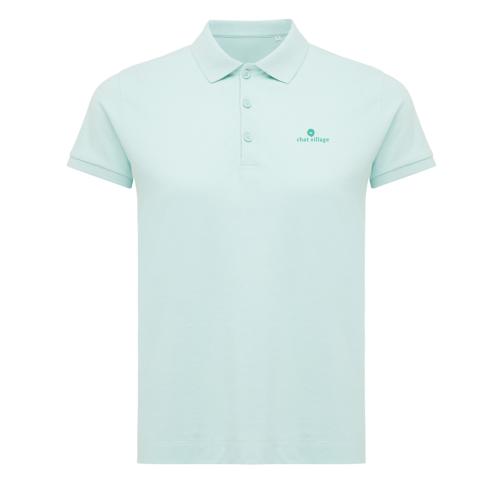 Iqoniq Yosemite women recycled cotton pique polo crushed mint
