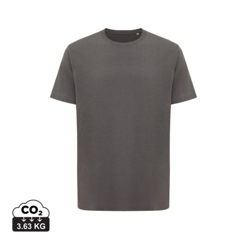 Iqoniq Kakadu relaxed recycled cotton t-shirt anthracite