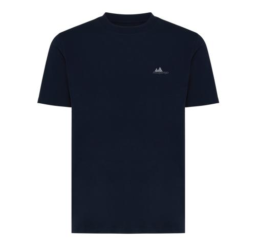 Iqoniq Sierra lightweight recycled cotton t-shirt navy