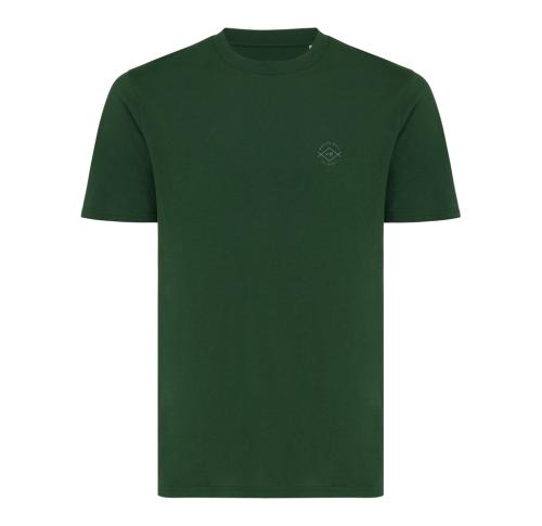Iqoniq Sierra lightweight recycled cotton t-shirt forest green