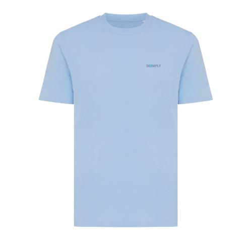 Iqoniq Sierra lightweight recycled cotton t-shirt sky blue