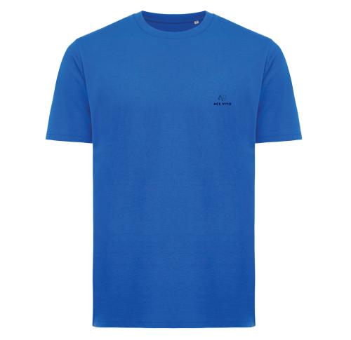 Iqoniq Sierra lightweight recycled cotton t-shirt royal blue