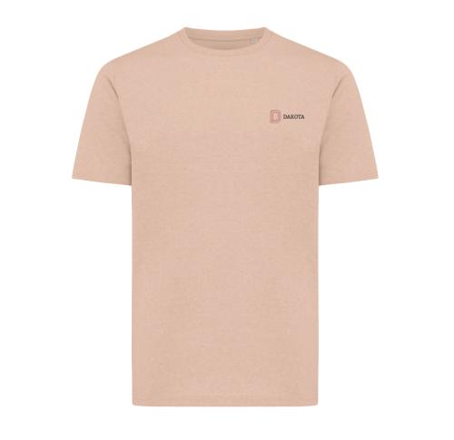 Iqoniq Sierra lightweight recycled cotton t-shirt peach nectar
